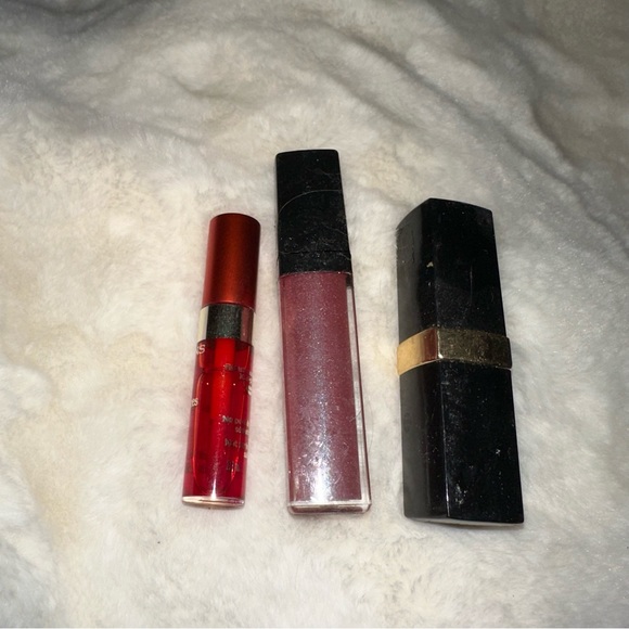 CHANEL Makeup Bundle Of Three Lip Sticks Lip Stain Chanel Clarins